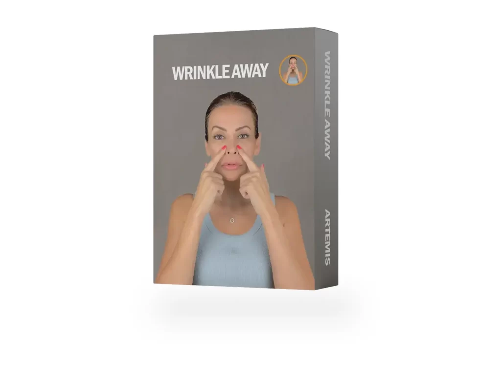 Face yoga course benefits: Before-and-after showing smoother skin and natural firmness from Artemis's guided workouts